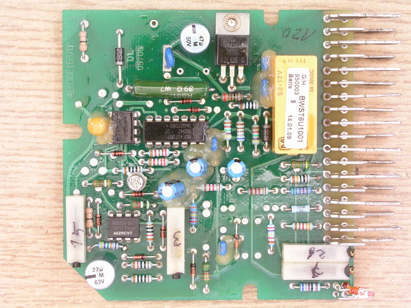 Karta przetwornika BWST6 do automatyki lokomotywy DE 6400