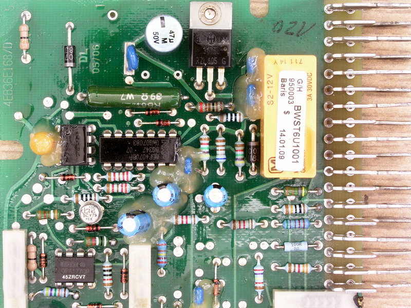 Karta przetwornika BWST6 do automatyki lokomotywy DE 6400